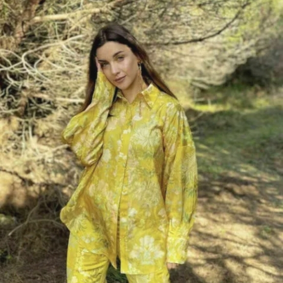 H&M Conscious Exclusive Jacquared Patterned Shirt - Picture 4 of 8